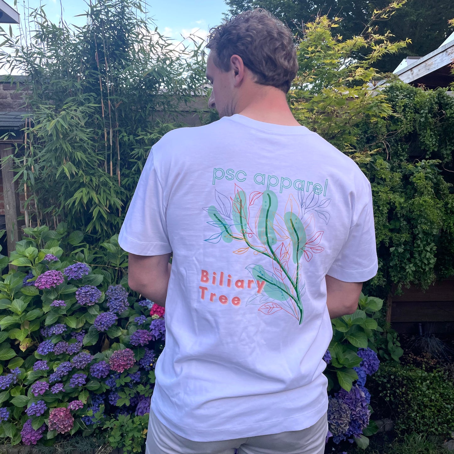 T-shirt 'Biliary Tree' Wit